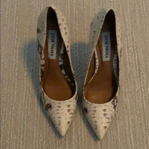 Steve Madden Snake Skin Heels